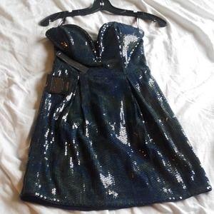 BEBE sequin mini dress size 2